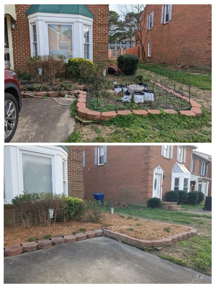 Professional landscaping services for residential properties across Norfolk, VA - Perennial Property Clean Up
