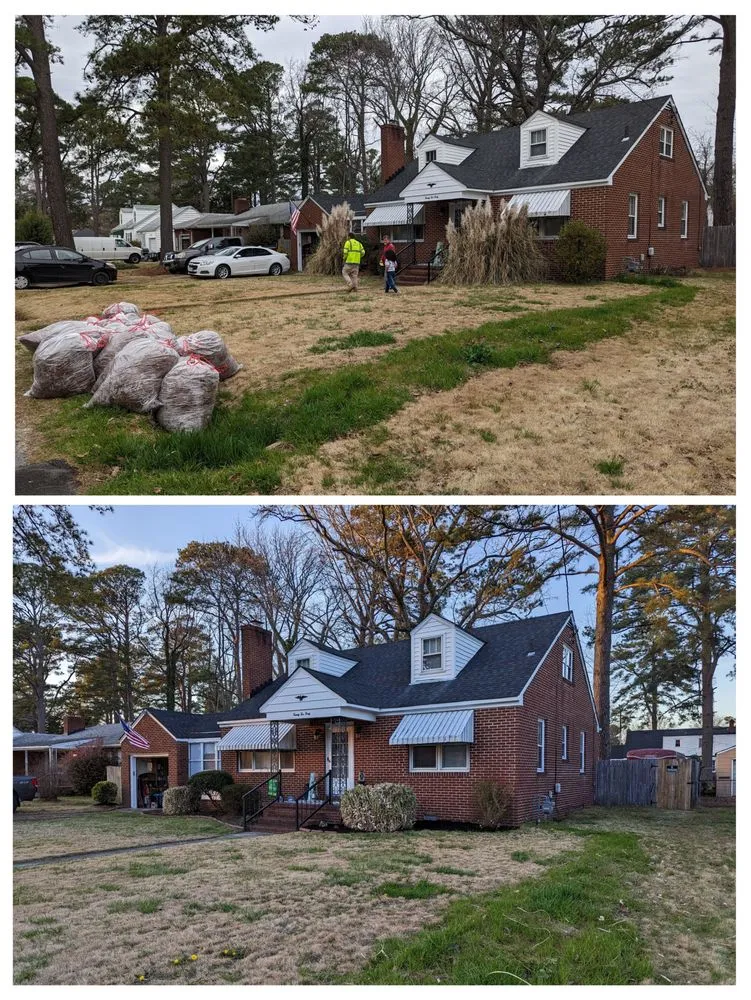 Professional outdoor landscaping for homes in Norfolk, VA by Perennial Property Clean Up