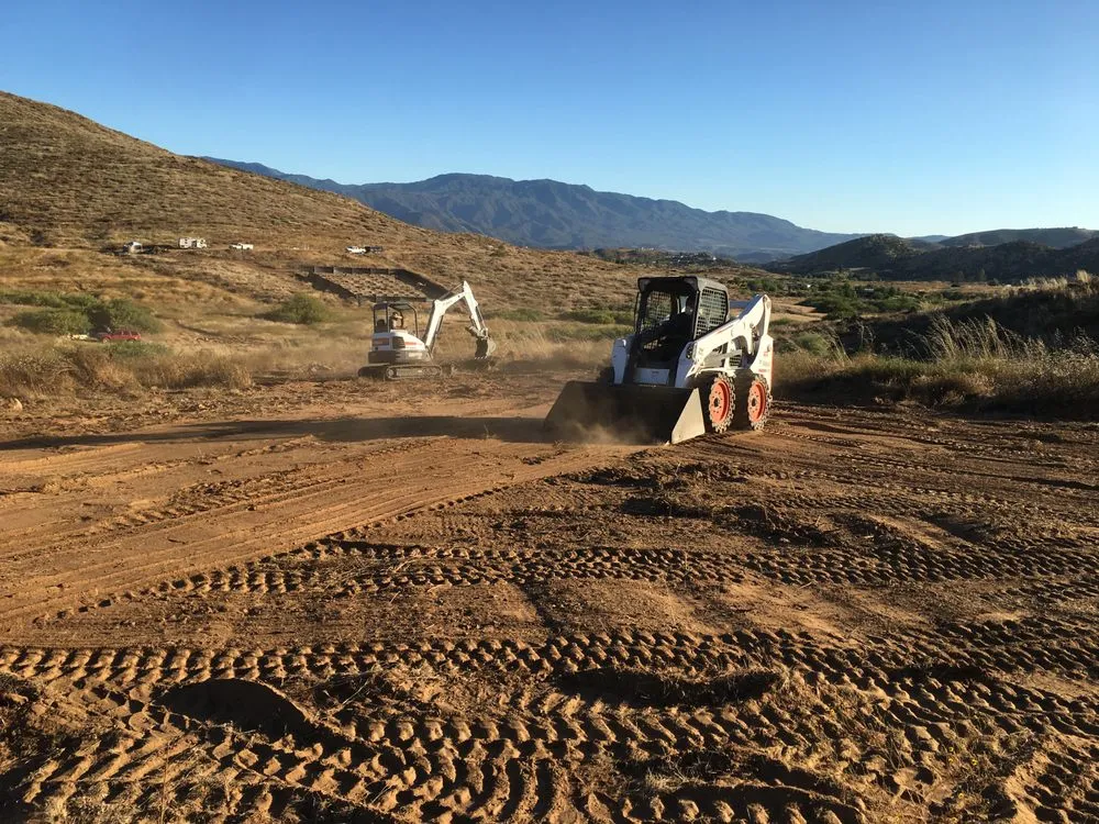 Affordable landscape design for beautiful yards in Romoland, CA by Perez bobcat services