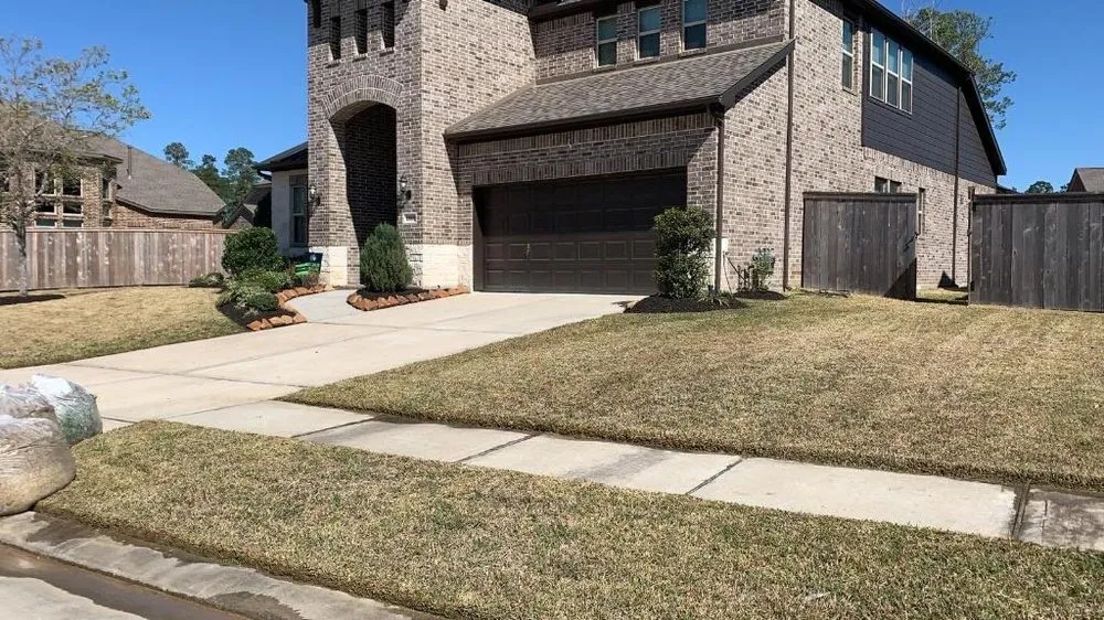 Professional outdoor landscaping for residential properties across Houston, TX - Perez Family Lawn Service