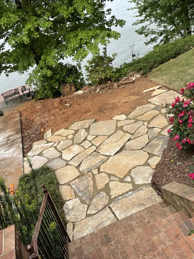 Custom outdoor landscaping for year-round maintenance in Leeds, AL by Perez Hardscapes & Concrete