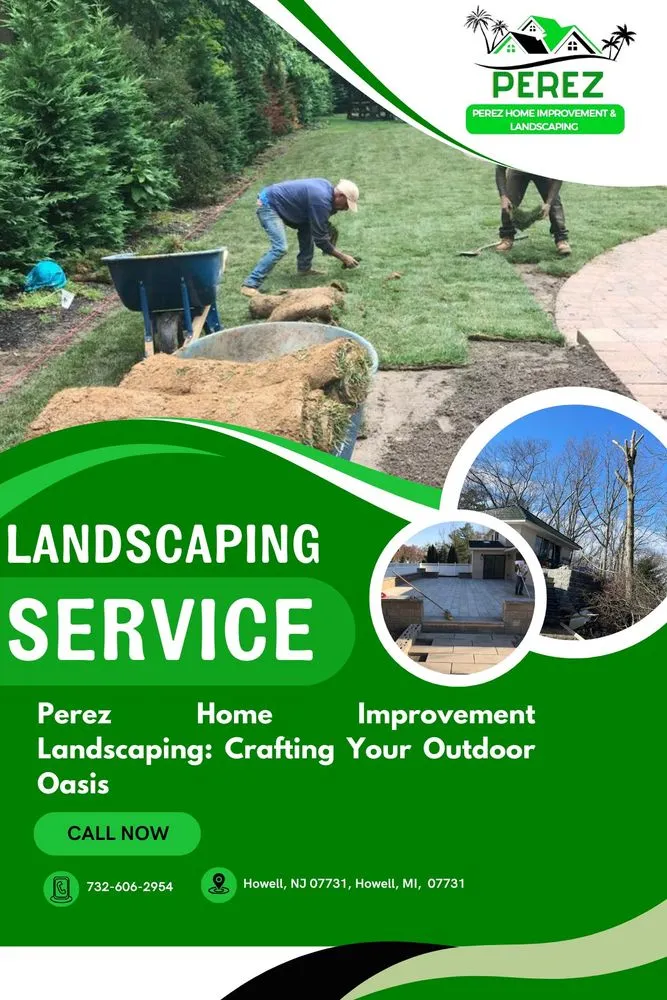 Custom landscape design in Howell Township, NJ - Perez Home Improvement