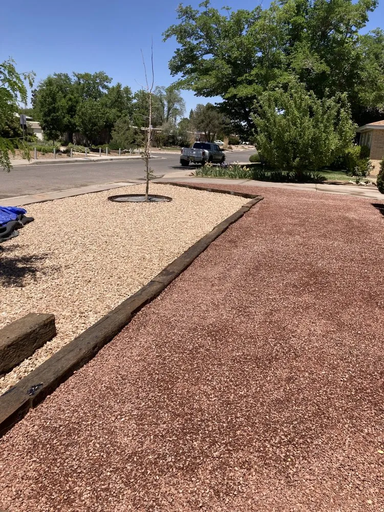 Reliable landscape installation in Albuquerque, NM by Perez Landscaping