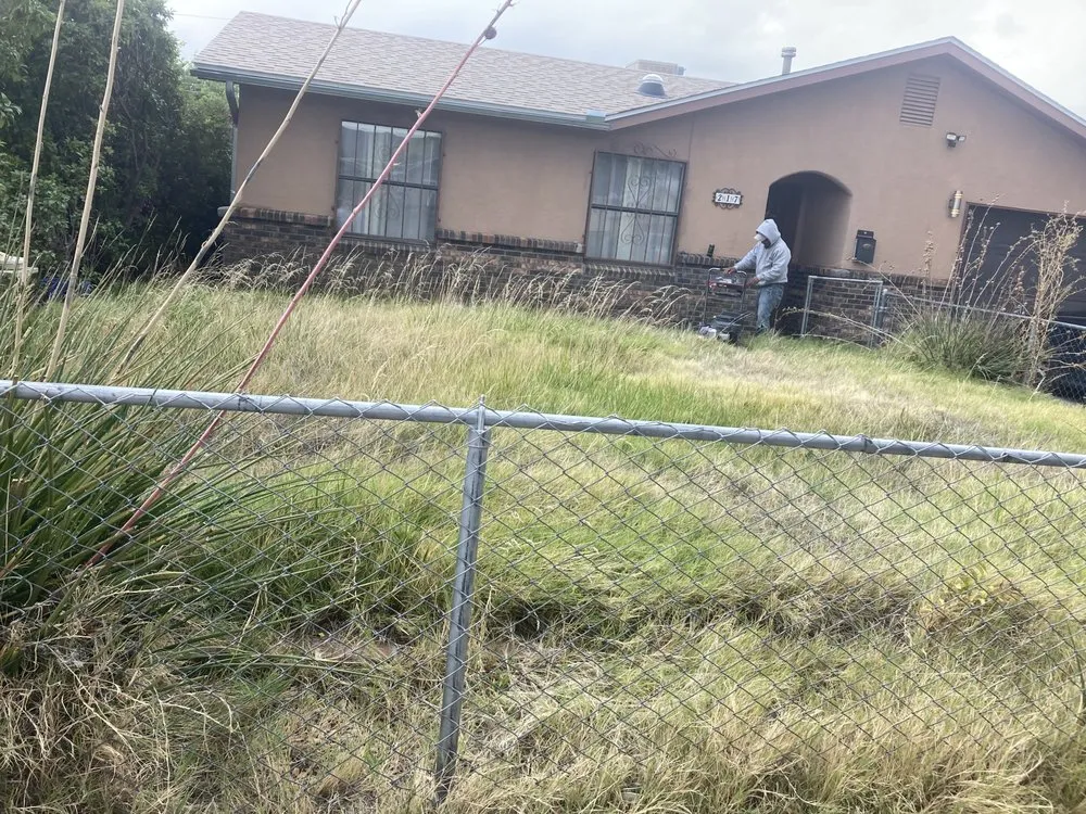 Professional yard maintenance for homes in Albuquerque, NM by Perez Landscaping