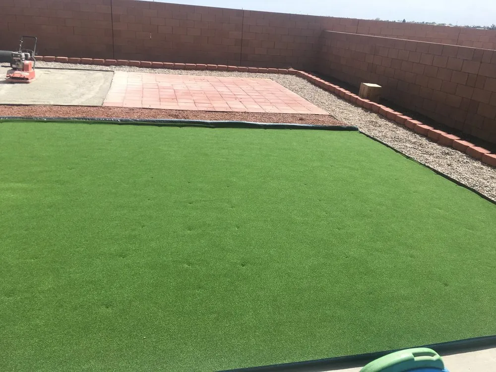 Custom yard maintenance for beautiful yards in Albuquerque, NM by Perez Landscaping