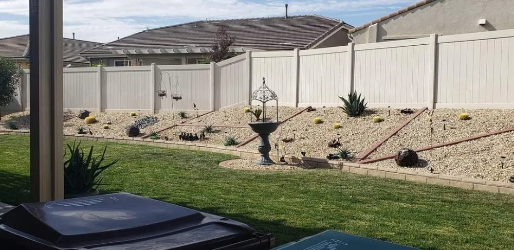 Professional garden landscaping in Mentone, CA by Perez Landscaping and Lawn Maintenance