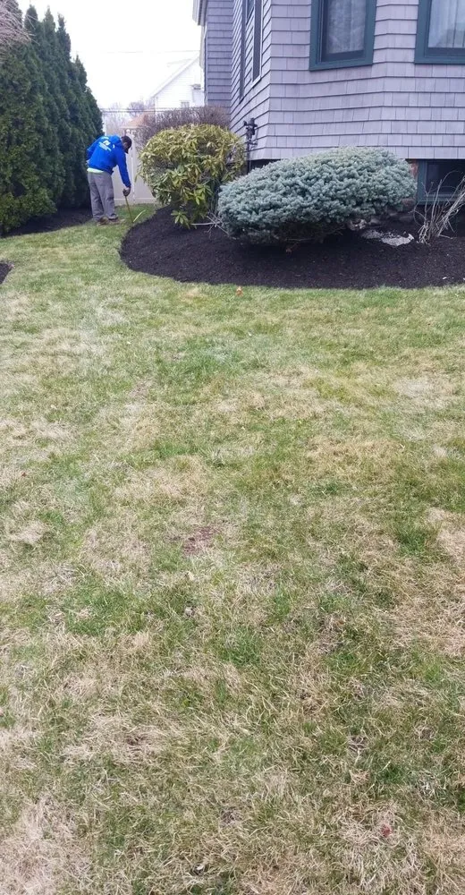 Custom lawn mowing service in Boston, MA by Perez Landscaping
