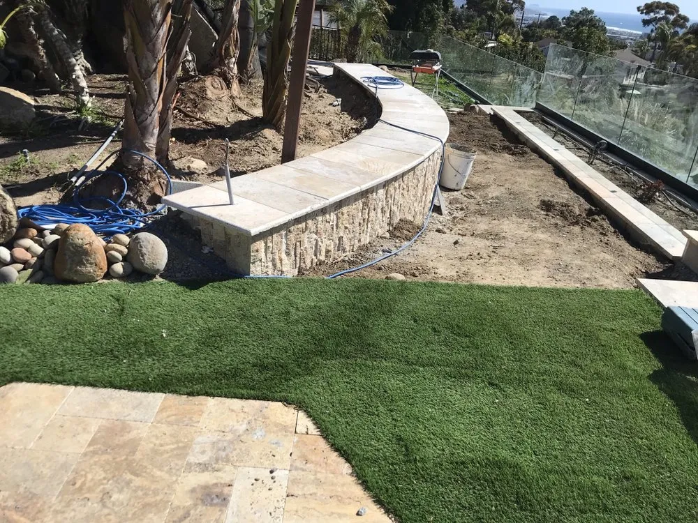 Expert lawn mowing service for homes in Encinitas, CA by Perez Landscaping