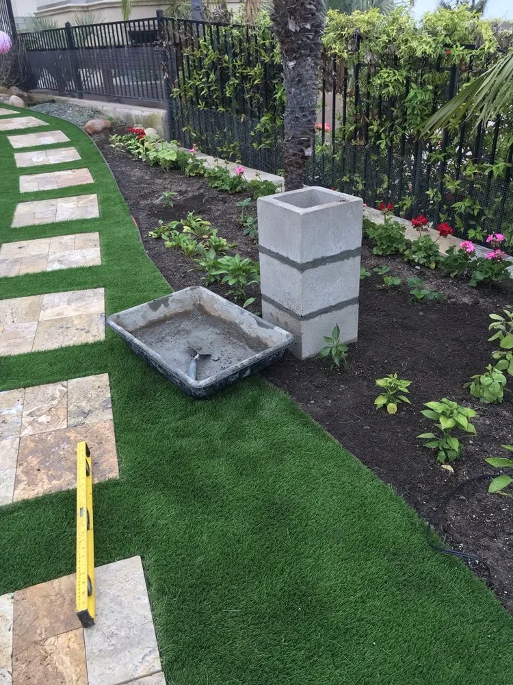 Custom yard cleanup service in Encinitas, CA by Perez Landscaping