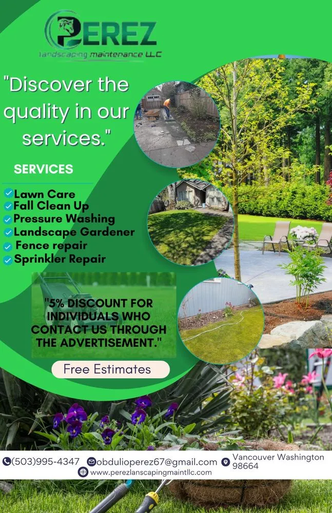 Affordable lawn mowing service in Vancouver, WA - Perez Landscaping Maintenance