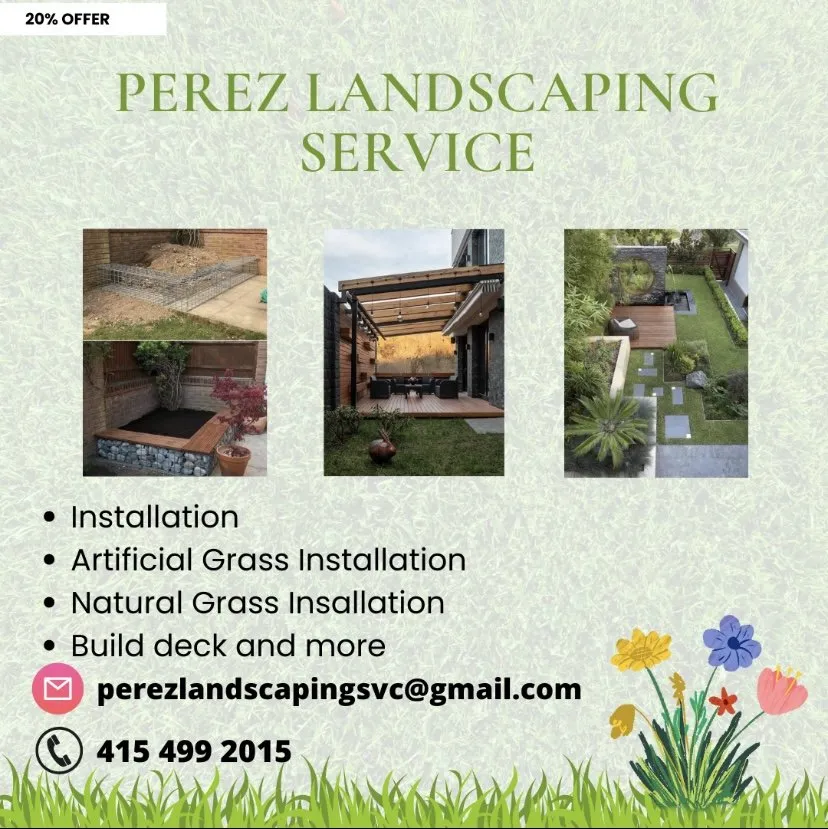 Custom lawn mowing service experts serving San Francisco, CA - Perez Landscaping Service