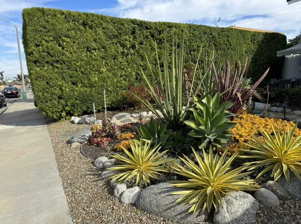 Custom landscaping services for residential properties in Stanton, CA by Perez Lawn Care