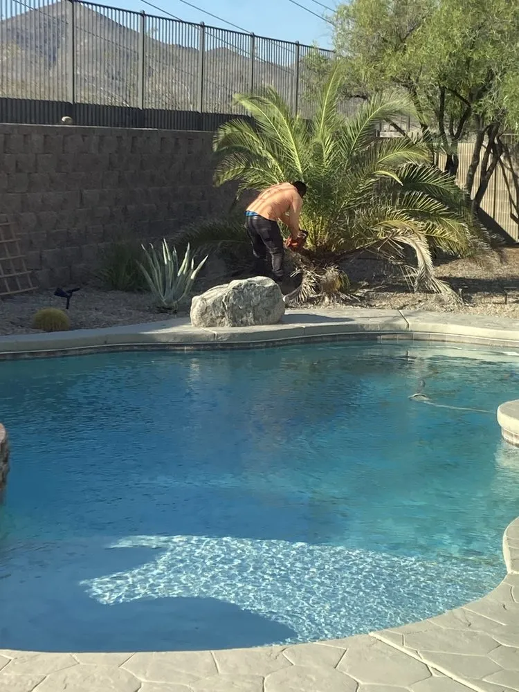 Affordable lawn mowing service for residential properties in Las Vegas, NV by Perez Maintenance & Lawn Care