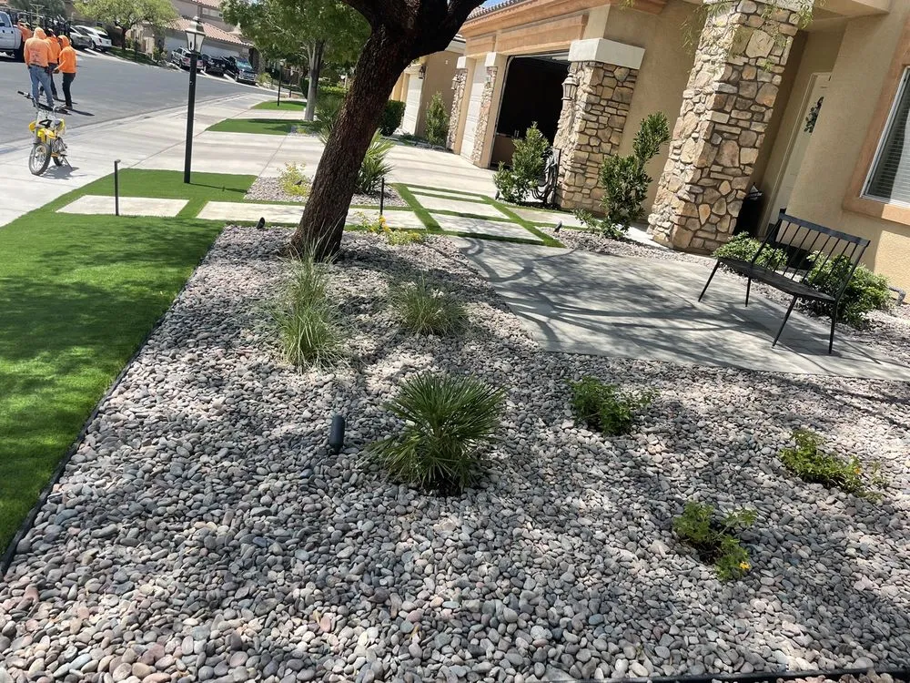 Local lawn care service for residential properties in Las Vegas, NV by Perez Maintenance & Lawn Care