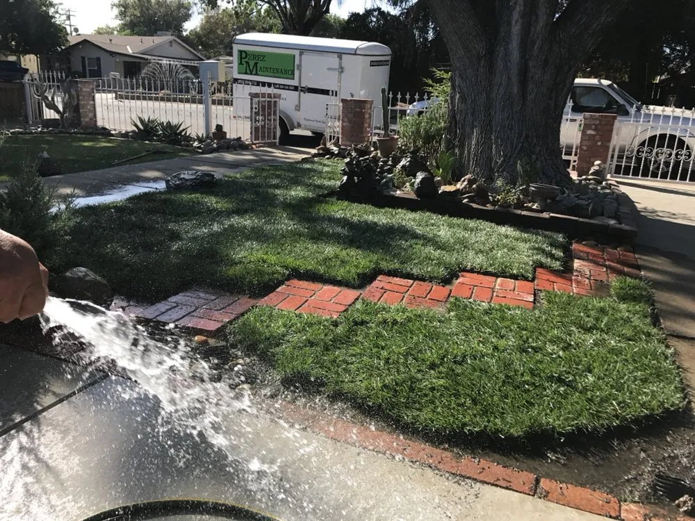 Local landscape installation in Modesto, CA - Perez Maintenance
