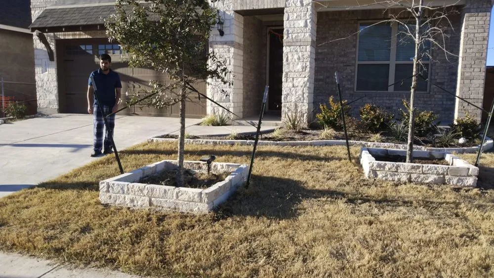 Reliable garden landscaping for homes in Austin, TX by Perez Masonry