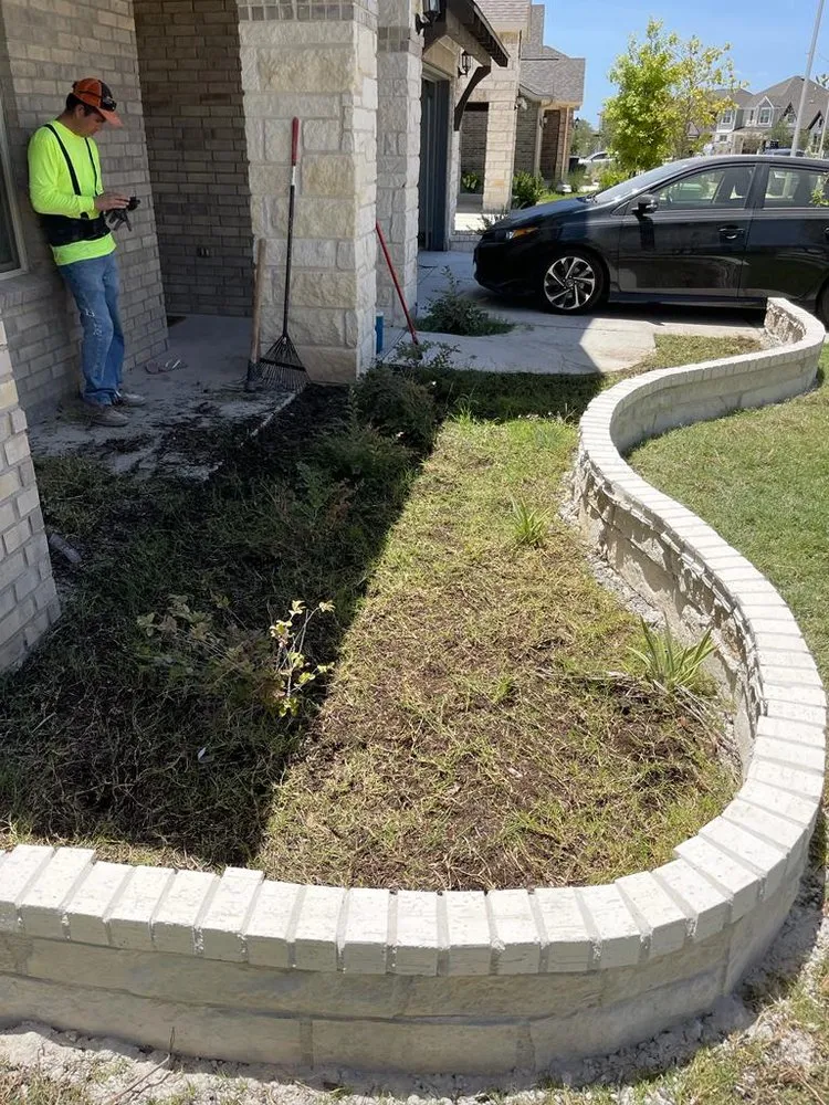 Top-rated lawn care service with custom design across Austin, TX - Perez Masonry