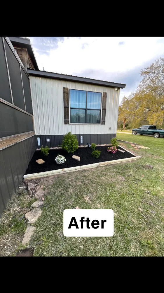 Affordable garden landscaping in Houston, TX by Perez Outdoor Services