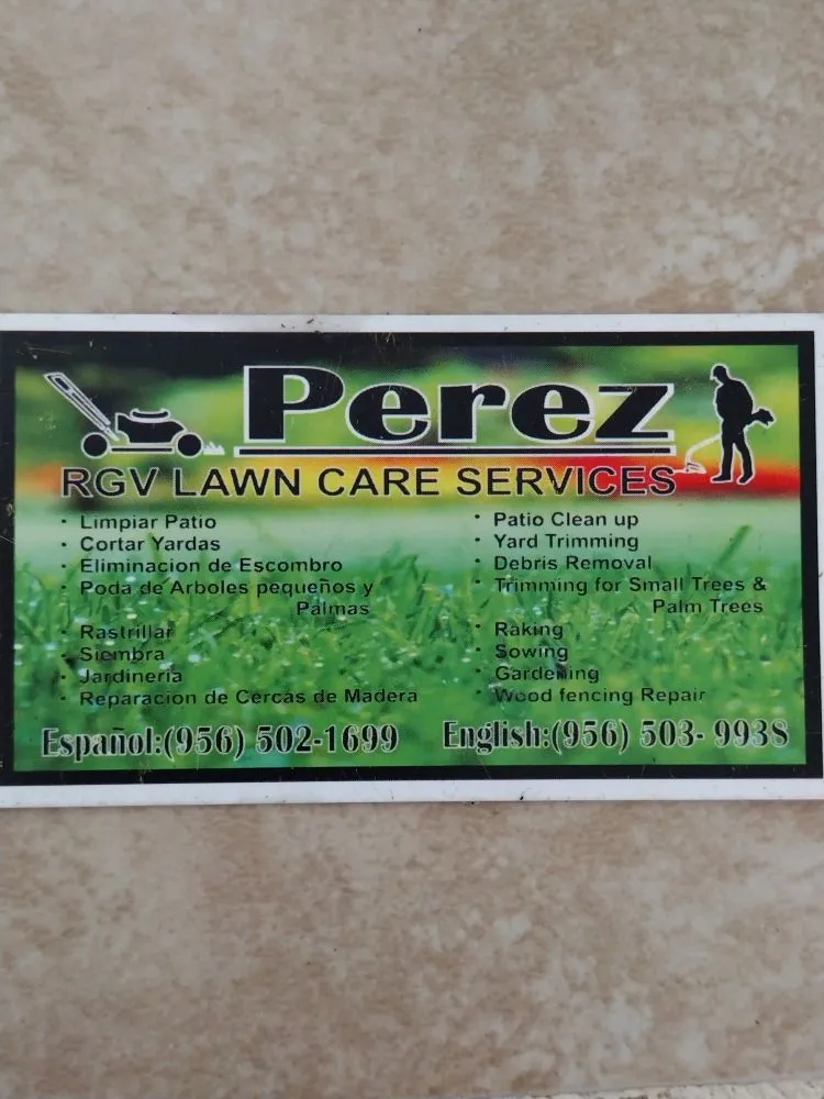 Local yard maintenance experts serving McAllen, TX - Perez RGV Lawn Care Services
