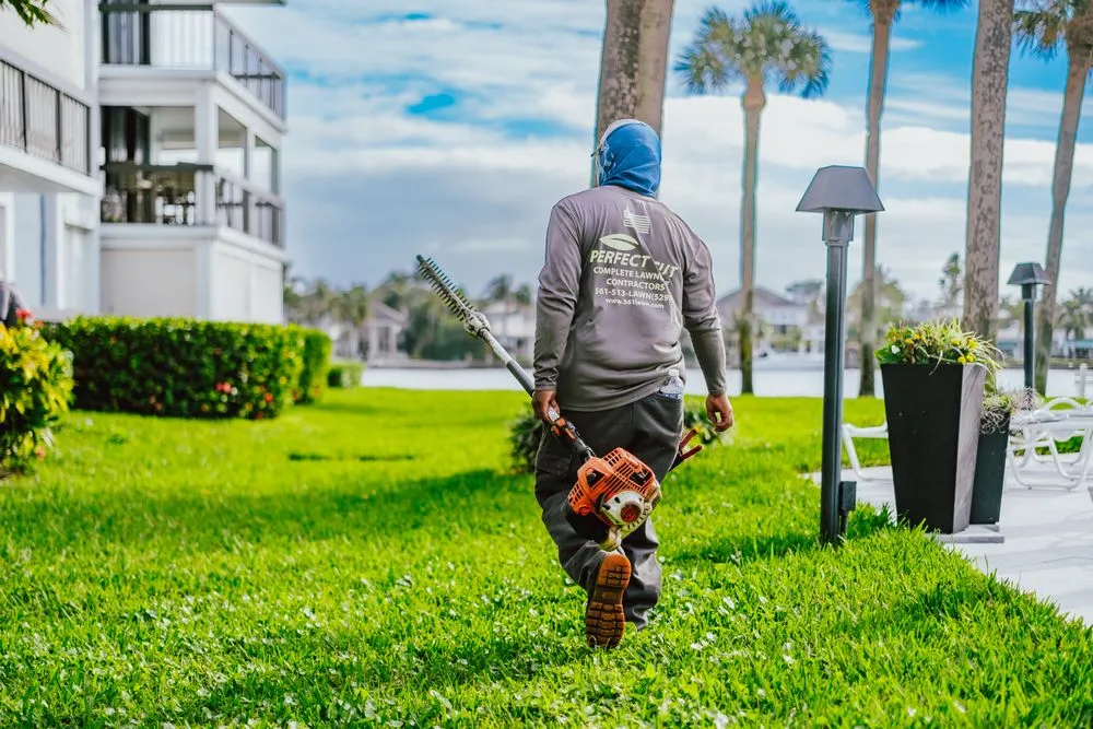 Custom outdoor landscaping for outdoor upgrades in Boynton Beach, FL by Perfect Cut Landscaping