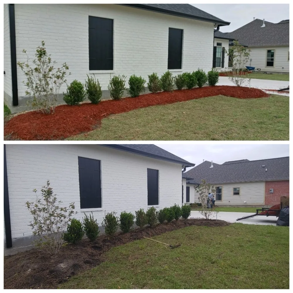 Professional yard cleanup service for homes across Baton Rouge, LA - Perfect Cuts Lawn Service
