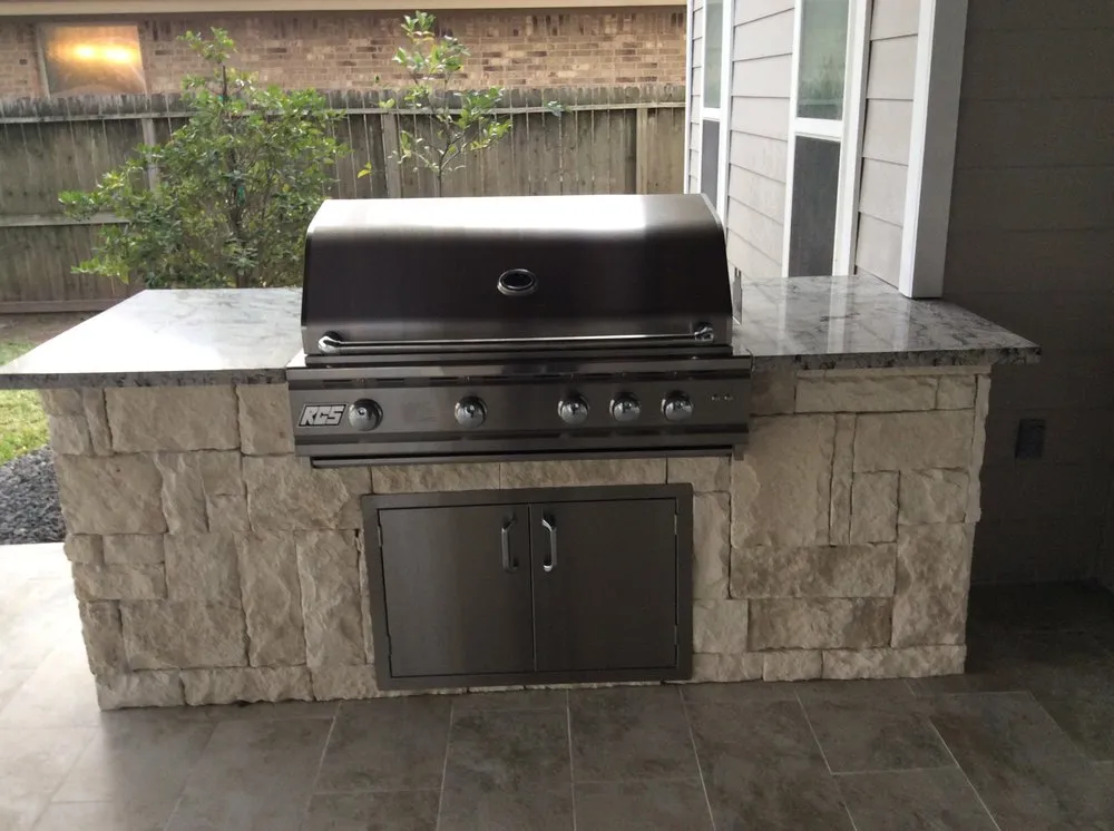 Top-rated outdoor landscaping for residential properties in Houston, TX by Perfect design patios and renovations