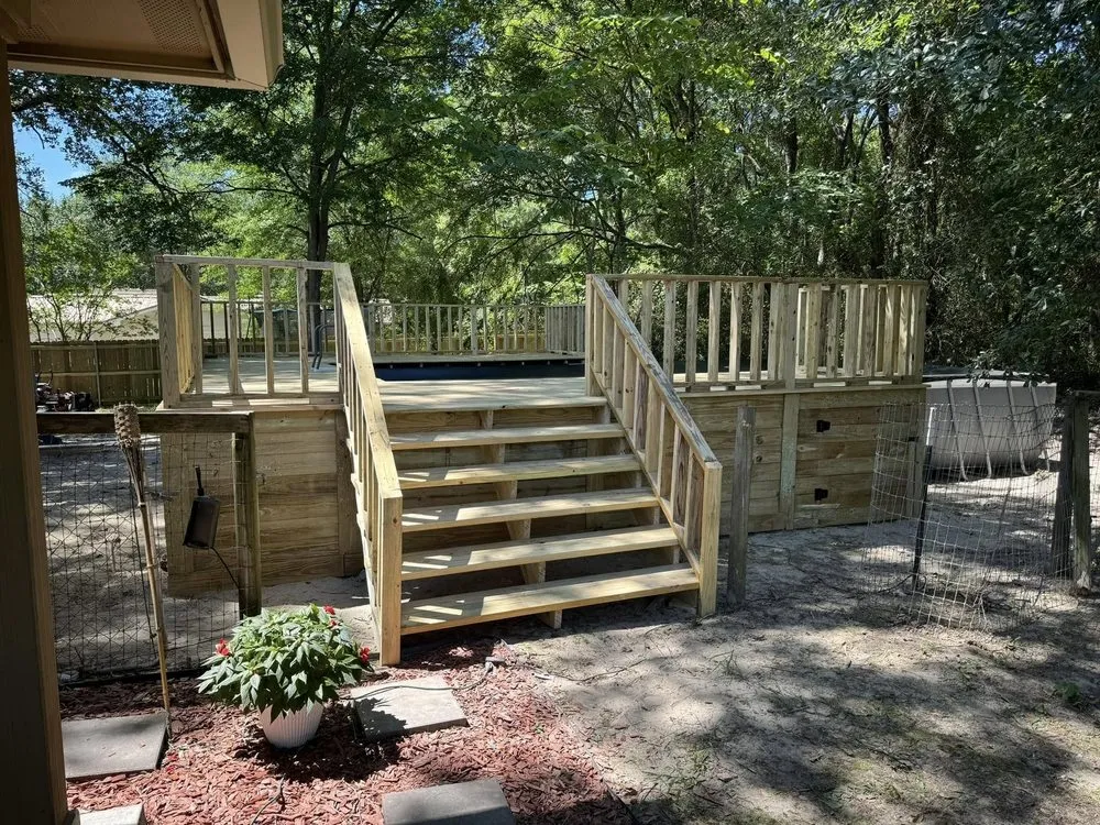 Custom outdoor landscaping for outdoor upgrades in Nacogdoches, TX by Perfect Fence Services