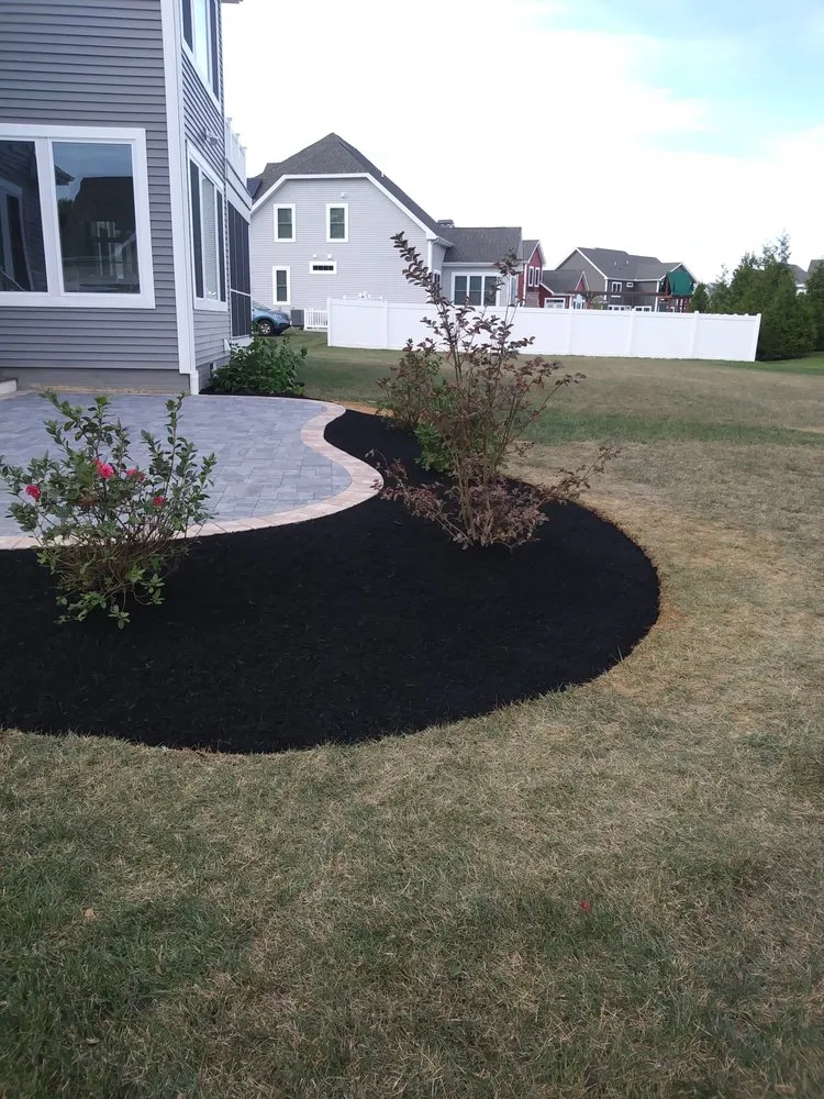 Custom landscape installation with custom design in Newark, DE by Perfect Garden