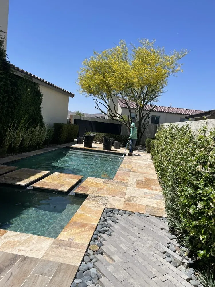 Expert outdoor landscaping with custom design in Las Vegas, NV by Perfect Garden Services