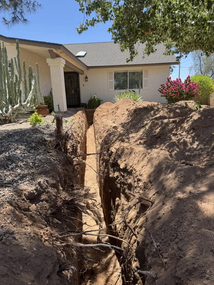 Local outdoor landscaping in Phoenix, AZ by Perfect Grade Excavation