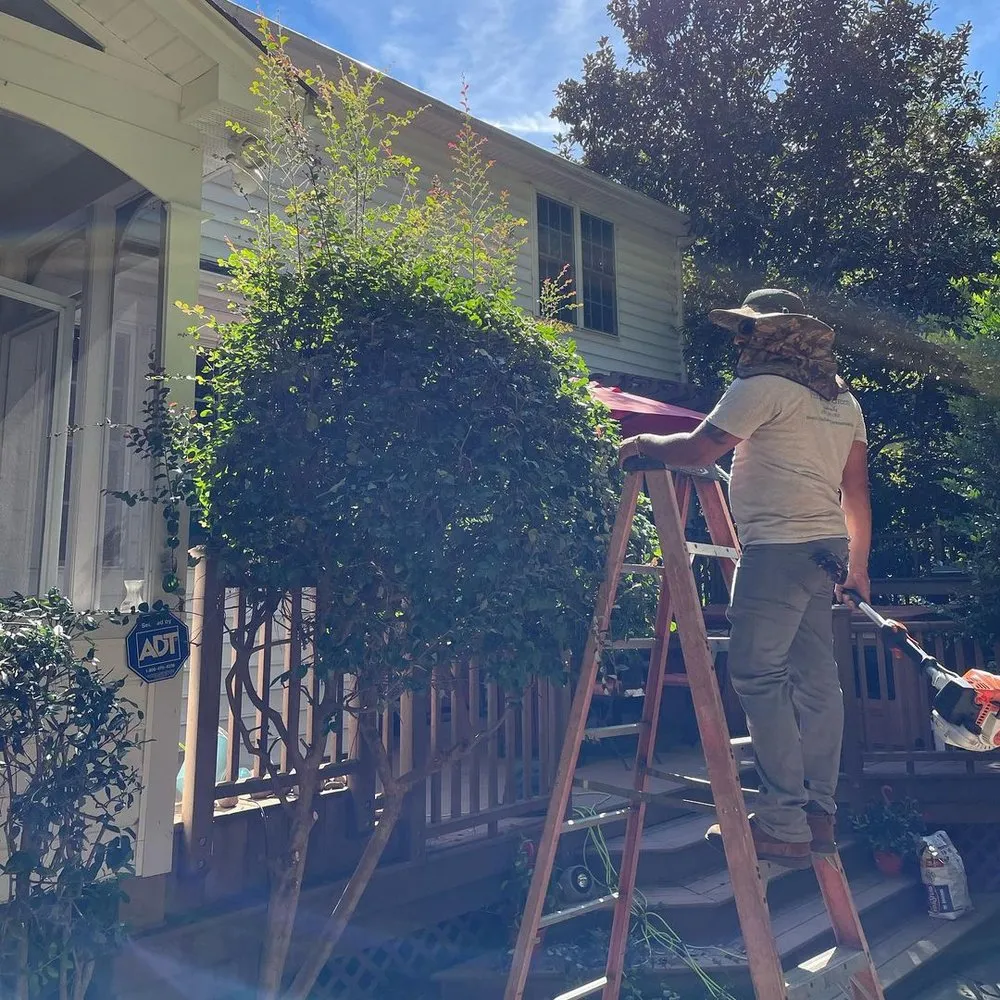 Custom garden landscaping in Haw River, NC by Perfect Green Landscape Services