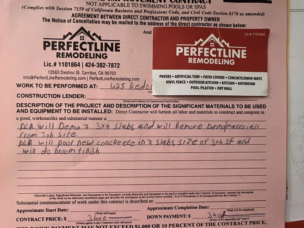 Trusted landscaping services in Cerritos, CA by Perfect Line Remodeling