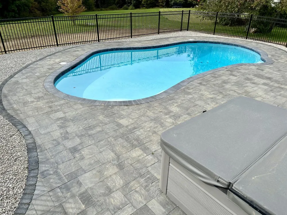 Affordable landscape design with custom design in Concord, NH by Perfect North Hardscapes