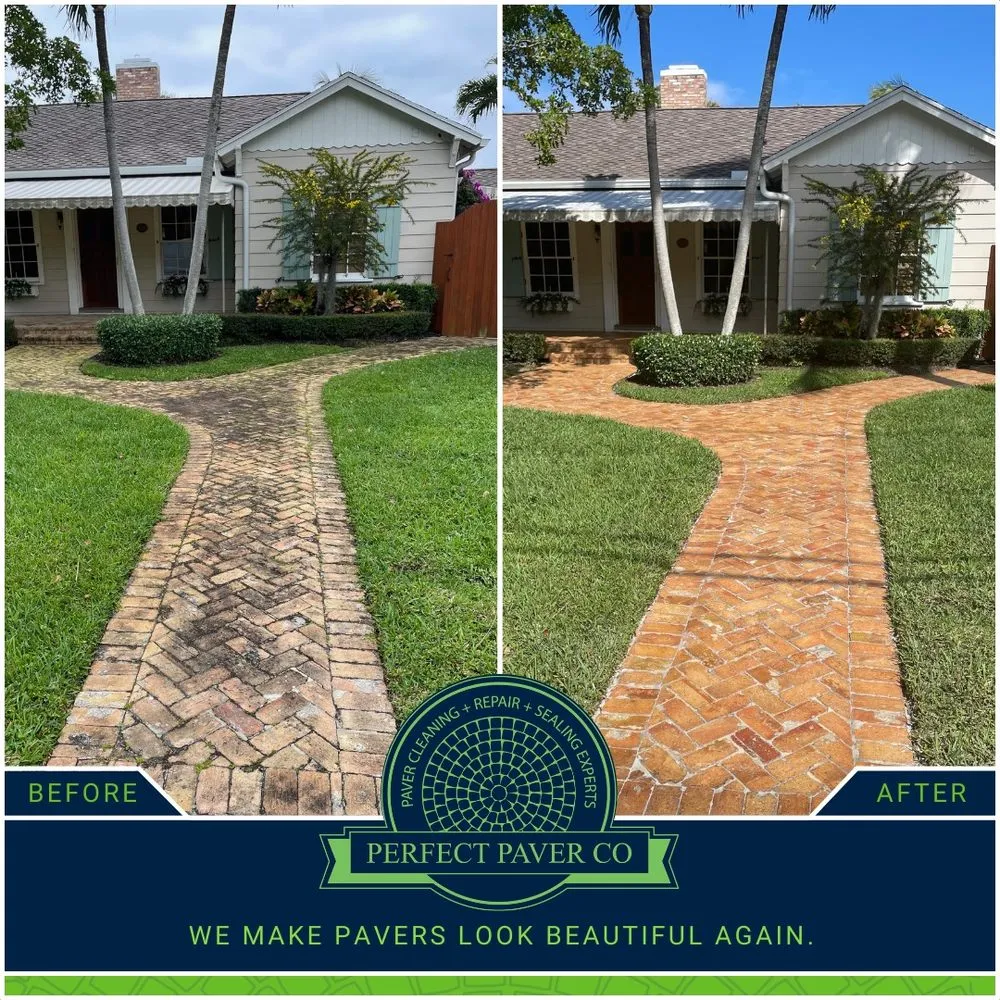 Professional yard maintenance in Palm Beach Gardens, FL by Perfect Paver