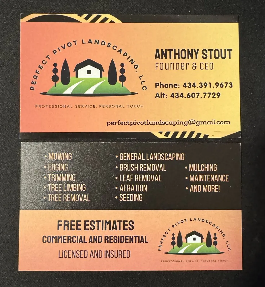 Affordable lawn mowing service in Farmville, VA by Perfect Pivot Landscaping