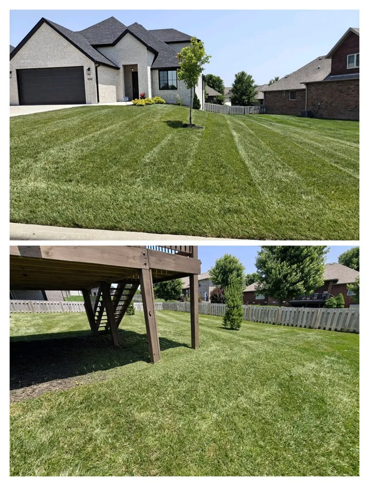 Professional lawn mowing service for homes in Springfield, MO by Perfect Stripe Mowing