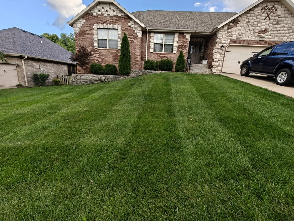Local yard maintenance with custom design across Springfield, MO - Perfect Stripe Mowing