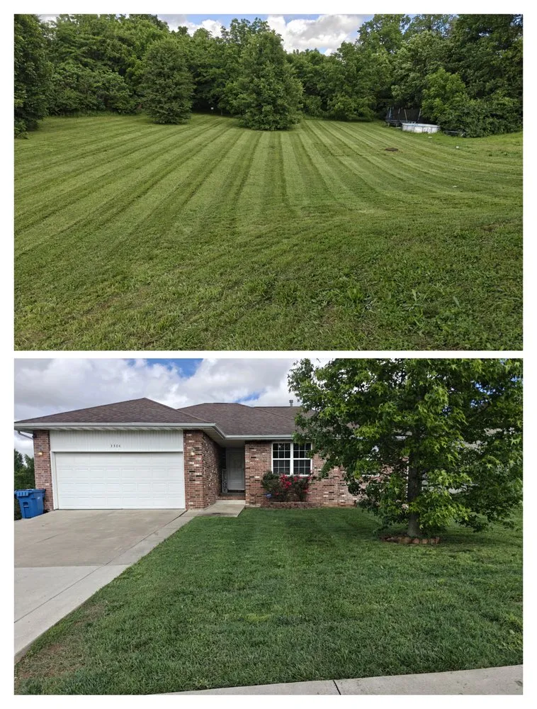Professional garden landscaping in Springfield, MO - Perfect Stripe Mowing