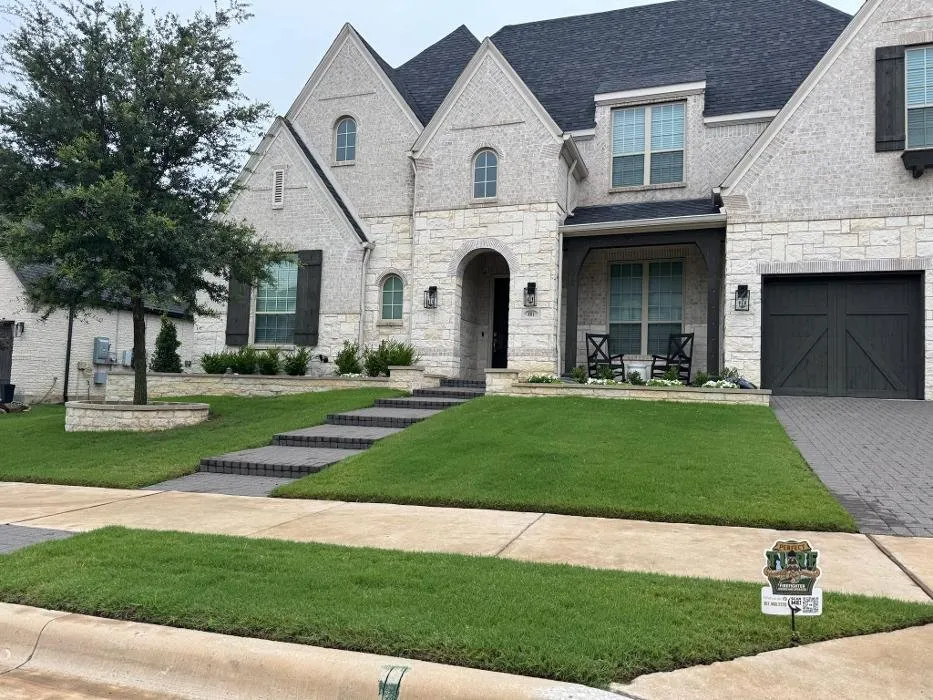 Expert lawn mowing service for residential properties in Frisco, TX by Perfect Turf