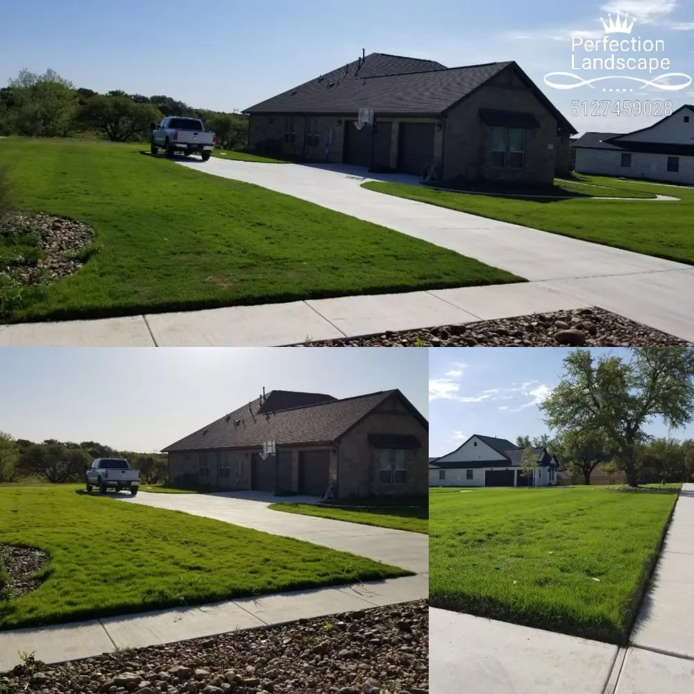 Custom yard cleanup service near you in Liberty Hill, TX by Perfection Landscape
