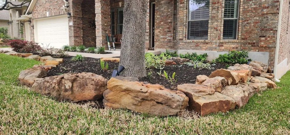 Professional landscape design in Liberty Hill, TX by Perfection Landscape
