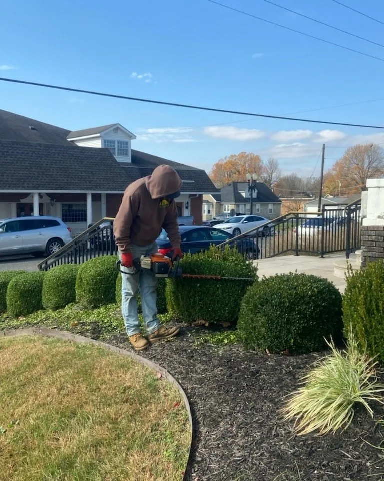 Professional lawn mowing service with custom design in Greenville, KY by Perfection Lawn & Landscape