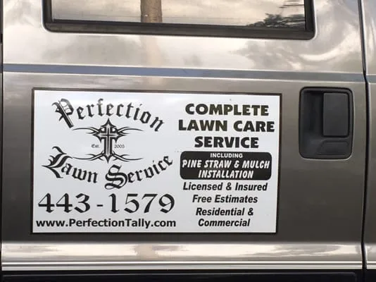 Perfection Lawn Service Logo