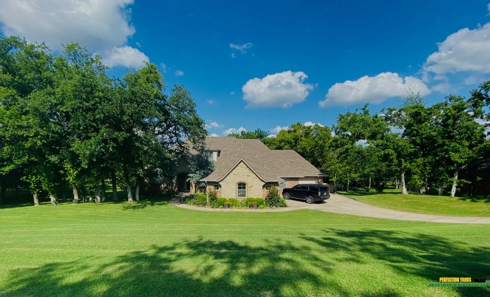 Expert lawn mowing service in Edmond, OK by Perfection Yards Landscaping