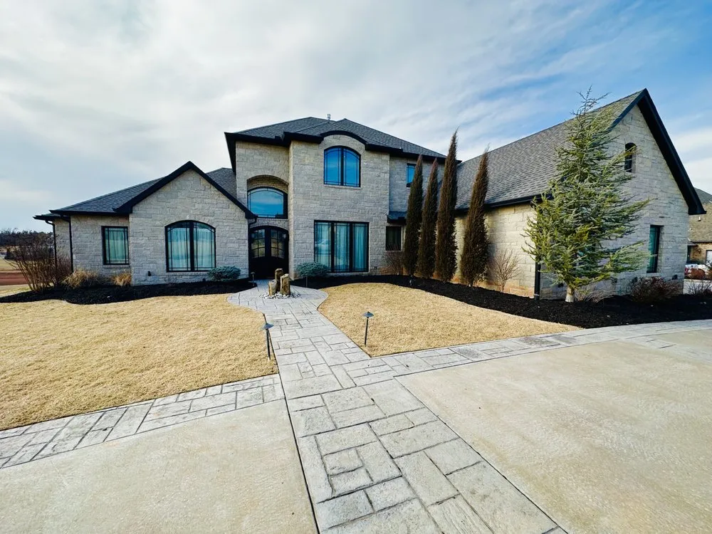 Top-rated lawn mowing service for residential properties in Edmond, OK by Perfection Yards Landscaping