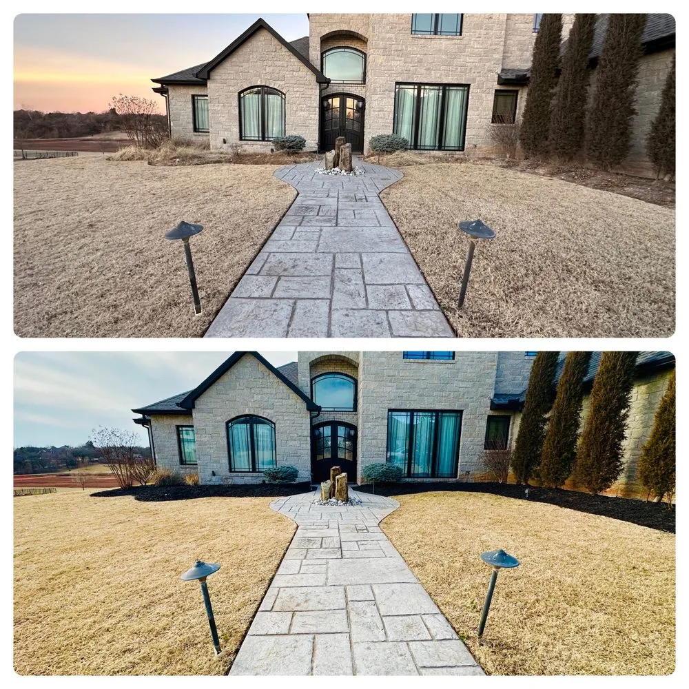 Affordable lawn mowing service for outdoor upgrades in Edmond, OK by Perfection Yards Landscaping