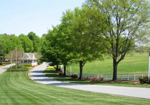 Reliable lawn mowing service for year-round maintenance in Lilburn, GA by Perimeter Landscape Management