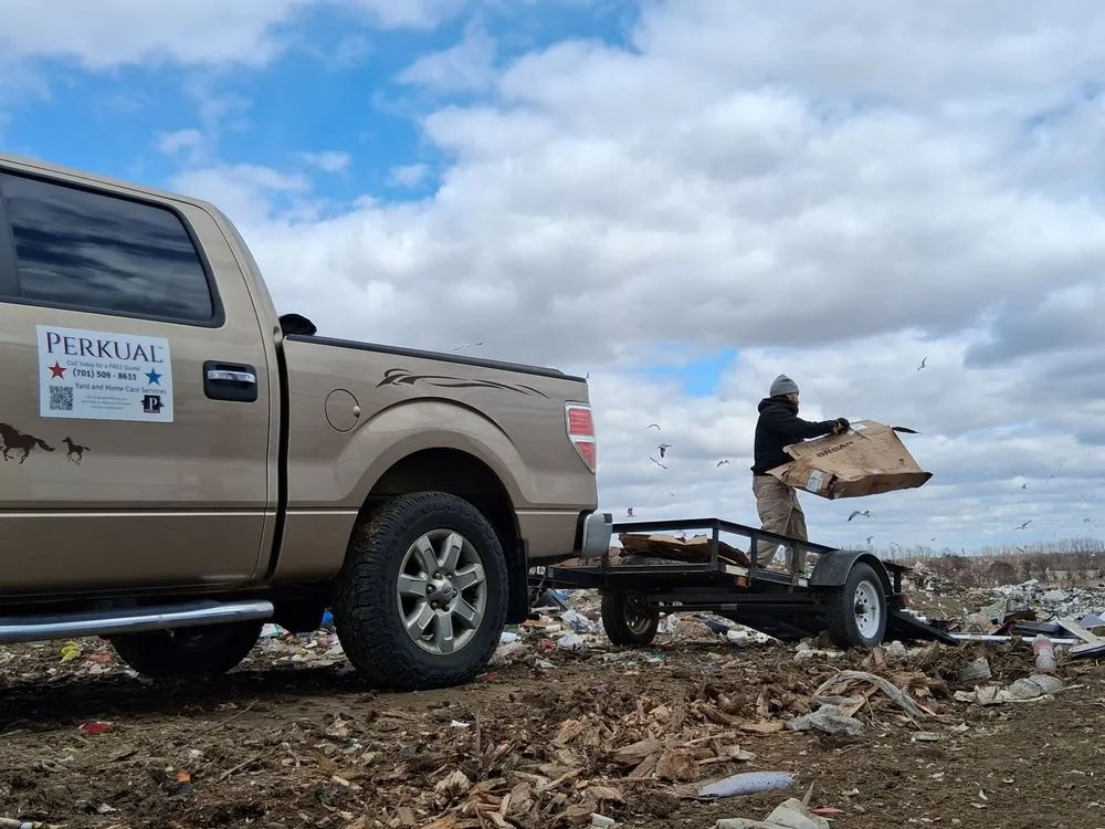 Professional landscape installation in Minot, ND by Perkual