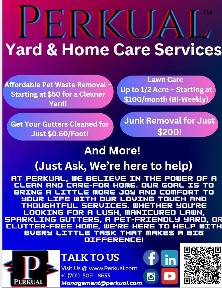 Professional garden landscaping in Minot, ND by Perkual