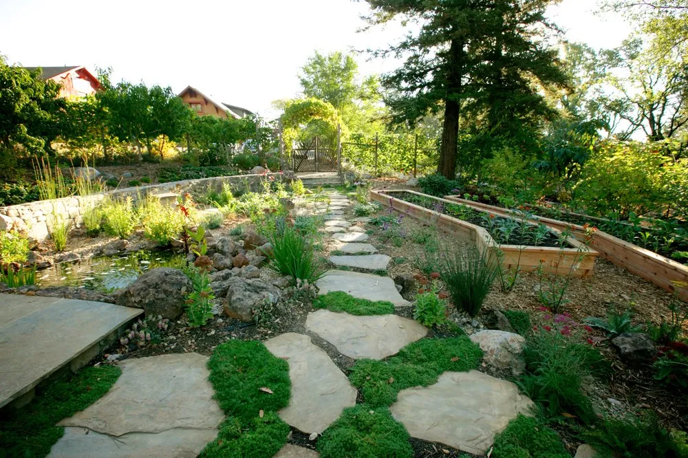 Professional landscape installation for homes across Sebastopol, CA - Permaculture Artisans